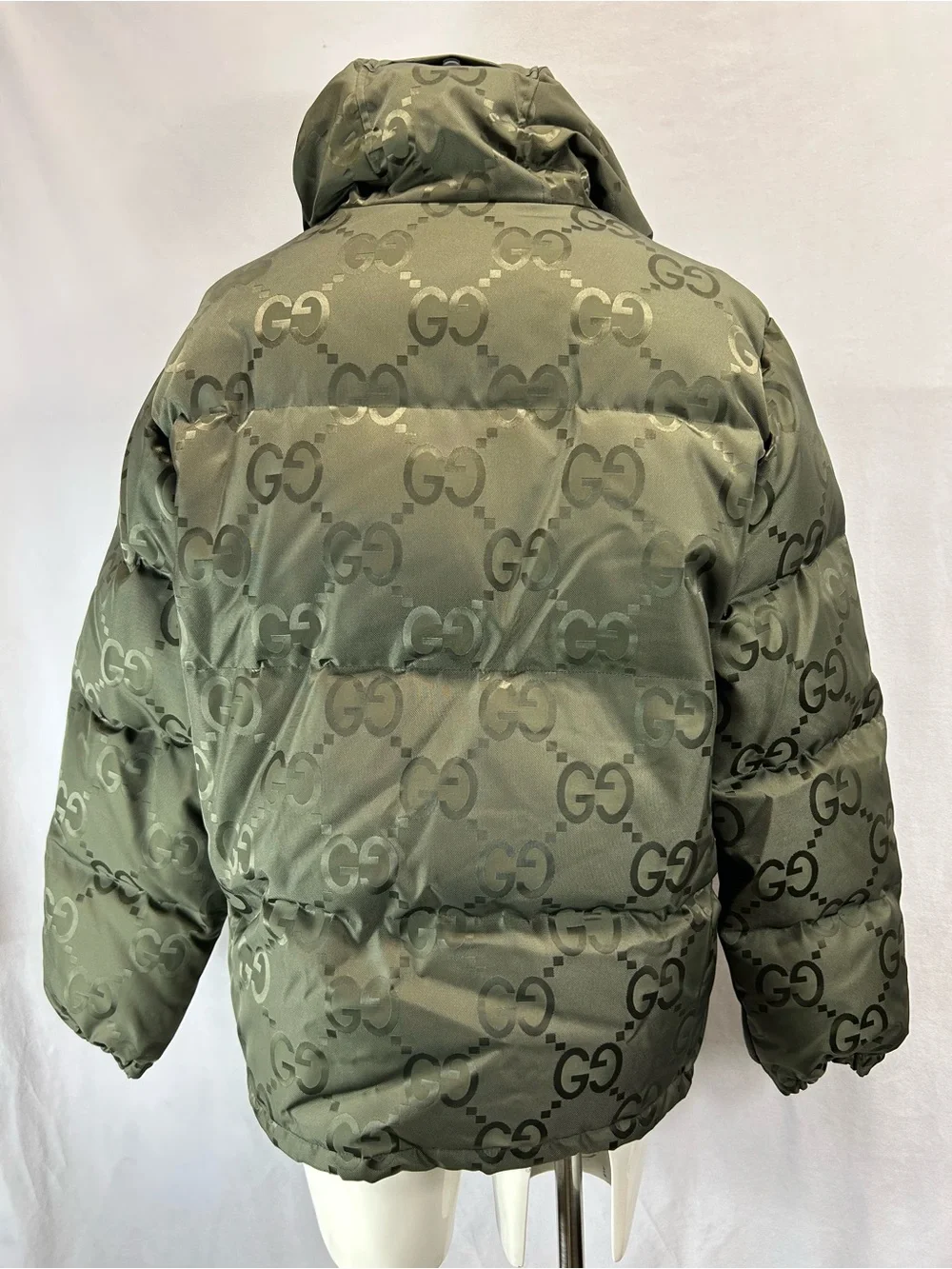 Gucci Jumbo GG canvas down jacket
